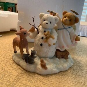 Enesco Christmas Cherished Teddies Figurine – Angela